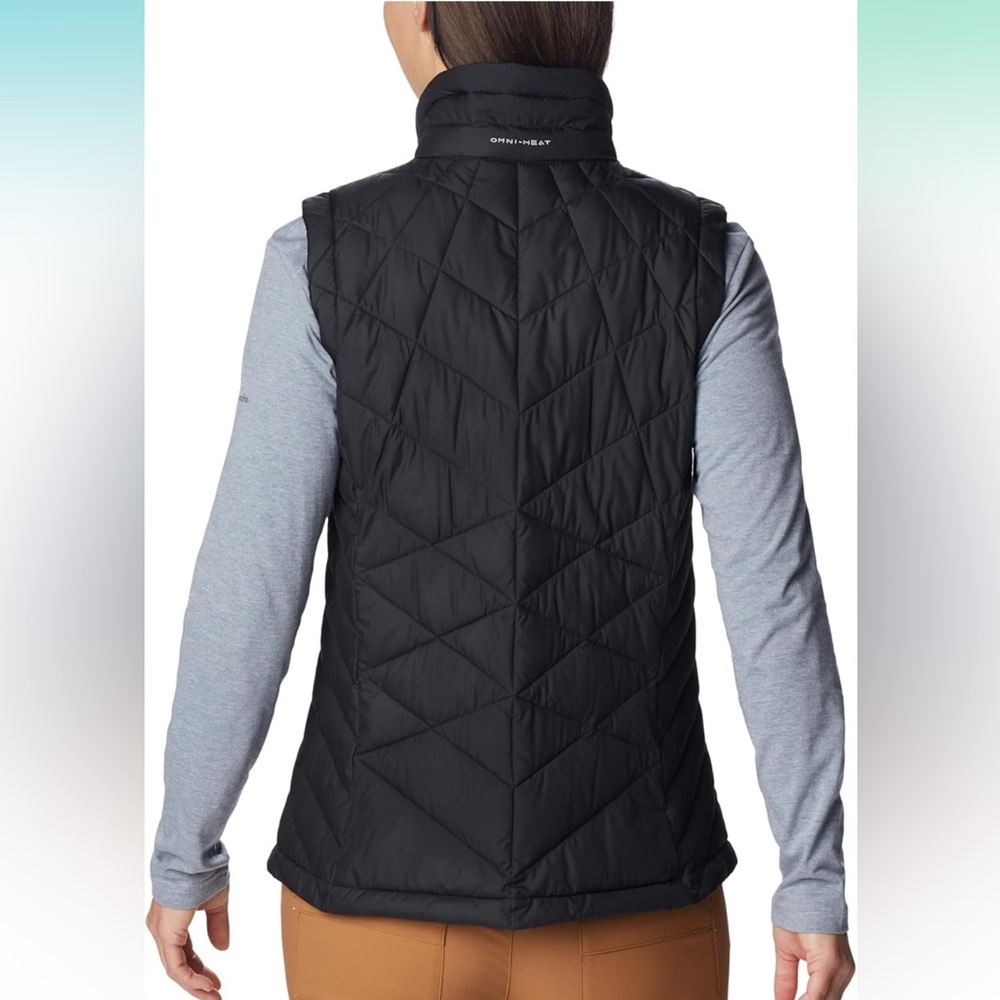 Columbia Women's Heavenly Black Puffer Vest Women Plus Size 2X - Picture 3 of 11